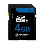 Synergy Digital 4GB, SDHC Memory Card - Class 10, 20MB/s, 300 Series