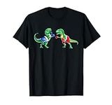 Kids Dinosaur Boxing T Rex T Shirt 
