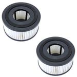 HQRP Filter 2-Pack Replacement for Dirt Devil F15 F-15, 1SS0150000, 3SS0150001compatible with Dirt Devil Easy Lite Quick Vacuum UD40230, M084507 Extreme Quick Vac Vacuum Cleaner 1015000