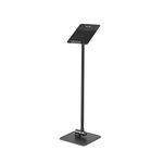 Elite POSA Device Support Anti-Slip Adjustable Media Stand, Very Stable and Sturdy Steel Frame, for Notebooks, Tablets, Smartphones, Black