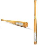 Crystals Wooden Baseball Bat for Adult and Kids Outdoor Training, Practice, Self and Home Defense - 33 Inch