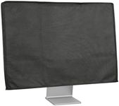 kwmobile Monitor Cover Compatible with 31-32" Monitor - Dust Cover Computer Screen Protector - Dark Grey