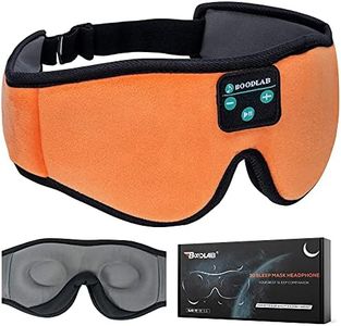 Boodlab Schlafkopfhörer Bluetooth-Schlafmaske, 3D-Schlafaugenmaske mit ultradünnen HD-Stereolautsprechern, waschbar, verstellbar, für schlafende Seitenschläfer, Flugreisen, Yoga, Meditation, Urlaub