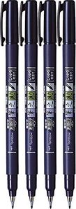 Tombow Brush Pen Fudenosuke, punta dura, colore inchiostro: nero