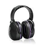 LYSIAN Foldable Safety Ear Muffs with 31dB NRR - Compact Noise-Reducing Earmuffs for Work, Shoot, Construction, Mowing, Fireworks & Loud Events - Comfortable & Adjustable Design for Adults