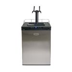 Kegland Series X Kegerator With Black Phantom Double Tower With Stealth Bomber Nukataps