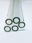 ZFBB4 Inch Long 6 Piece Pyrex Glass Tubes 12 mm OD 2 mm ID Thick Wall