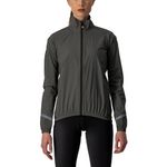 Castelli Women’s Emergency 2 Rain Jacket, Waterproof, Cycling Lightweight Zip Up Shell for Road and Gravel Biking - Military Green - Medium