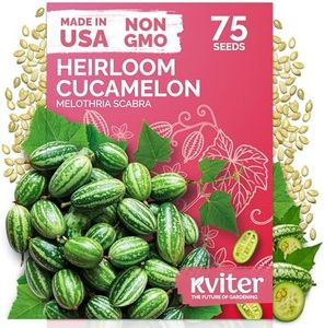 75 Cucamelon Heirloom Vegetable Seeds for Planting, Melothria Scabra
