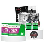 35mm Film Bundle with Fujicolor C200 36 EXP Camera Film x2 and Clikoze Camera Film Photography Tips Card