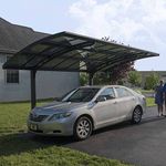 Palram Carport, car garage and shelter Arizona Breeze 5000 // 495x290x273 cm (LxWxH) // Arch carport for cars incl. Attachment kit.