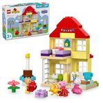 LEGO DUPLO Peppa Pig Birthday House Playset 10433 Building Blocks Toys for 2+ Gift for Boys and Girls