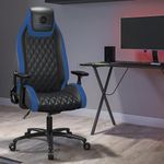 Atlantic Gaming, Office High Back Computer Chair Racing Executive Ergonomic Adjustable, Swivel, Reclining & Armrest, Lumbar Support, Cobalt Blue