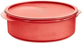 Signoraware Papad and Chapati Box, 2.2 Litres, Sunset Red, plastic