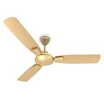 Crompton Highspeed Toro 1200 mm Designer Ceiling Fan | BEE Star Rated Energy Efficient | Anti-Dust | Active Power Technology | Upto 50% Less Heating | 2 Year Manufacturer Warranty | Birken Effect