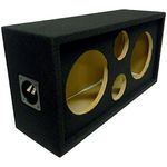 Bass Rockers DJ Speaker Box for The Car, Home, Events and Shows - Fits Two 8" Speakers and Two 3.75" Tweeters - Makes Installs Clean and Super Easy BRCH8