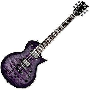 ESP LTD EC-256FM Electric Guitar, See Thru Purple Sunburst