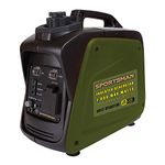 Buffalo Tools GEN1000I 1000 Watt Inverter Generator, black, green