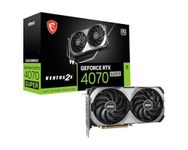 MSI GeForce RTX 4070 SUPER 12G VENTUS 2X OC Gaming Graphics Card - 12GB GDDR6X, PCI Express Gen 4, 192-bit, 3x DP v 1.4a, HDMI 2.1a (Supports 4K & 8K HDR)