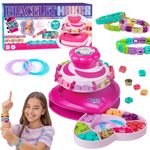 Bracelet Making Kit for Girl, 216 Beads for Bracelets Make 13 Bracelets, DIY Arts & Crafts Kids for 8-12, Kids Bracelet Maker Jewelry Making Kit, Christmas Birthday Gifts for 6 7 8 9 10 11 12