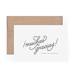 Bliss Collections Thank You Cards with Envelopes, Pack of 25, 4x6 Folded, Tented, Bulk, Muchas Gracias Design Perfect for Wedding, Bridal Shower, Baby Shower, Birthday, Funeral or Just to Say Thanks