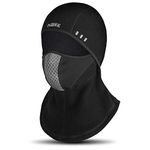 INBIKE Balaclava Winter Motorcycle face mask Balaclava Thermal (Mesh + Polar Fleece) Black