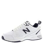 New Balance Men's 623 V3 Casual Comfort Cross Trainer, White/Navy, 14.5 UK