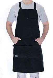 Hudson Durable Goods - Professional Grade Chef Apron for Kitchen, BBQ, and Grill Navy