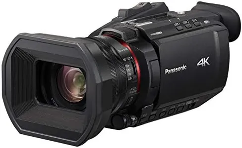 Panasonic X1500 4K Professional Camcorder with 24X Optical Zoom, WiFi HD Live Streaming, HC-X1500 (USA Black)