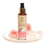 Khadi Essentials Luxurious Ayurvedic Pure Rose Face Mist, A Toner that's all Rose Oil & Purified Water Perfect For Dry Skin, Enhances Glow, Makeup Remover, 100ml Pure Chemical Free Face Mizzle