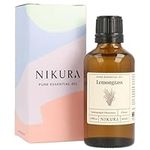 Nikura Lemongrass Essential Oil - 50ml | 100% Pure Natural Oils | Perfect for Aromatherapy, Diffusers, Humidifier | Great for Repelling Insects, Mosquito Repellent, Clean Home | Vegan & UK Made