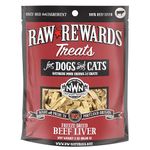 Northwest Naturals Raw Rewards Freeze-Dried Beef Liver Treats for Dogs and Cats - Bite-Sized Pieces - Healthy, 1 Ingredient, Human Grade Pet Food, All Natural - 3 Oz (Packaging May Vary)