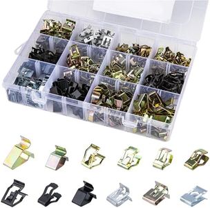 240 PCS 12 Sizes Auto Car U-Clips, Metal Trim Clips, Trim Moulding Clip Kit