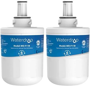 Waterdrop DA29-00003G Fridge Water Filter, Compatible with Samsung® Aqua Pure Plus DA29-00003G DA29-00003B DA97-06317A DA61-00159A HAFCU1/XAA HAFIN2/EXP APP100 WF289 (2)