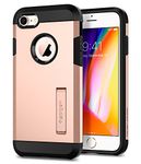 Spigen Tough Armor 2 Works with Apple iPhone 8 Case (2017)/ iPhone 7 Case (2016) - Blush Gold