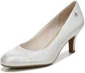 LifeStride Women's Parigi Pump, Silver Metallic, 9.5