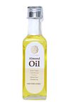 The Pure Story Sweet Almond Oil 100% Pure Cold Pressed Rogan Badam Tel | Rich in Vitamin-E | Non Sticky For Soft & Shiny Healthy Hair, Skin & Baby Massage (100ml | Glass Bottle)