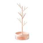 Branch Jewelry Rack With Rotatable Base and Storage Box Tree Tower Rack Hanging Organizer for Ring Earrings Necklace Bracelet,Suitable for living rooms, bathrooms,offices,etc.