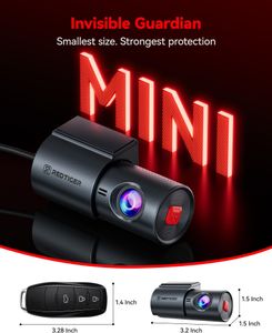REDTIGER 4K Dash Cam Front – WiFi, Night Vision, 24H Parking, 32GB Card