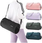 Small Gym Bag for Women, A1-Black, Small