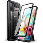 SUPCASE Mobile Phone Case for Samsung Galaxy A71 (6.7 Inch), 360 Degree Outdoor Protective Bumper Cover [Unicorn Beetle Pro] with built-in Screen Protector / Belt Clip / Stand, Black