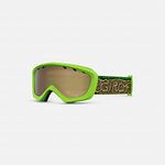 Giro Chico Youth Snow Goggle - Green Ant Farm Strap with Amber Rose Lens
