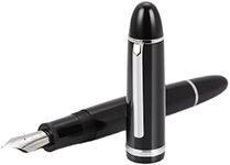 erofa Jinhao X159 Fine Nib Fountain Pen, Black Acrylic Big Size Writing Pen