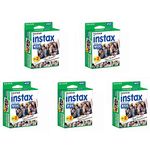 Fujifilm Instax Wide Instant Films for Fuji Instax Wide 210 200 100 300, Pack of 5