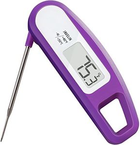 Lavatools PT12 Javelin Digital Instant Read Meat Thermometer for Kitchen, Food Cooking, Grill, BBQ, Smoker, Candy, Home Brewing, Coffee, and Oil Deep Frying (Grape)