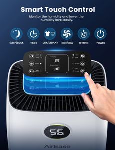 12L Dehumidifier with Digital Display – Compact Home Moisture Removal