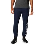 Columbia Mens Trek Jogger, Collegiate Navy, White Vertical Logo, XL