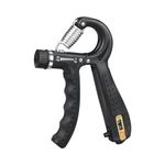 GRIFEMA GA5003 Hand Grips Strengthener, Forearm Strengthener, Hand Gripper with Counter, Adjustable Resistance 5-60kg, for Muscle Building and Injury Recovery, Black