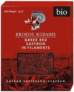 Krokos Kozanis Organic Red Saffron in Flaments 1gx6