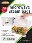 quickasteam microwave cooking bags MEDIUM size 30 pack